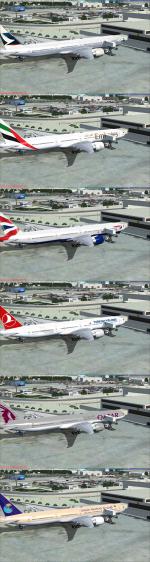 Boeing 777-300ER Mega Package - 18 High Quality Liveries with GE90 Sound Pack