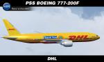 PSS Boeng 777-200F - DHL "Thank You"  Textures