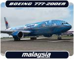 Posky Boeing 777-200ER Malaysia "Heliconia - Freedom of Space" Livery