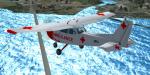 FSX default Cessna 172 fictional ambulance repaint