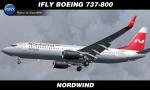 FSX/FS2004 iFly Boeing 737-800 Nordwind Airlines texture