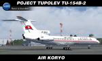FSX/FS2004 Project Tupolev Tu-154B-2 Air Koryo P-552 Textures