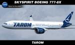 FSX/P3D Boeing 777-8 Tarom Textures