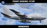 FS2004/FSX Boeing 747SP Romania Gray Textures