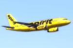 SMS Airbus A319 IAE Spirit Airlines yellow textures