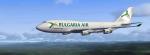 Boeing 747-400 Bulgaria Air Passenger and Cargo Textures
