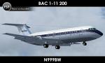FSX/FS2004 BAC 1-11-400 One-Eleven  - Private "N999BW" Textures