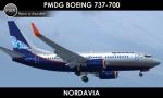 PMDG Boeing 737-700NGX - Nordavia Textures