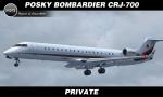 FSX/FS2004/P3D Bombardier CRJ-700 Private VP-BCL Textures