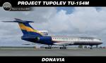 FSX/FS2004 Tupolev Tu-154M - Donavia Textures