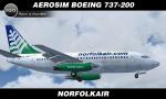 AeroSim Boeing 737-200 - Norfolk Air Textures