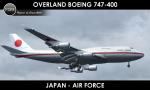 SMS Overland Boeing 747-400 Japan  Air Force Textures