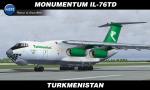 Monumentum Ilyushin Il-76TD - Turkmenistan Airlines Textures