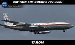 FSX Captain Sim Boeing 707-300C Tarom Textures