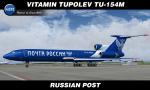 FS2004 Tupolev Tu-154M Russian Post Textures