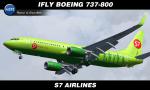 iFly Boeing 737-800 S7 Airlines Texturs