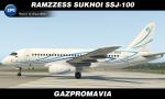 Xplane Ramzzess Sukhoi SSJ-100 - Gazpromavia Textures