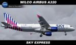 Wilco Airbus A320 - Sky Express SX-IOG Textures