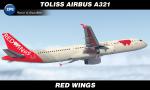 X-Plane Toliss Airbus A321 Red Wings Textures
