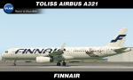 Tollis Airbus A321 Finnair "Happy Holidays"  textures