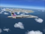 FSX Acceleration F/A-18 Spannish Air Force Ala 46  10 th  Anniversary Textures