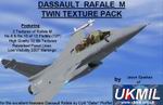 FS2004
                  Dassault Rafale M 'Twin Texture Pack', Textures Only 