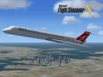 FSX Qantas Airways New Colours MD-83 Textures