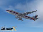 FSX United Airlines Rainbow Colors Texture for the Boeing 747-400