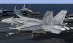 FSX Acceleration FA-18C USNVT  VFA-143 Textures and FD Update