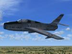 FSX/FSX Acceleration Republic F-84F Thunderstreak textures