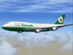 FSX Boeing 747-400 EVA Air Textures & Traffic