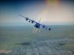 FS2004/FSX AC-130 flare effect