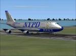 FSX NYPD 747-400 Police Textures