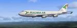 Boeing 747-400 Bulgaria Air Passenger and Cargo Textures