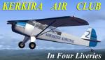 FS 2004 Taylorcraft Auster 5 Aeroleshi Kerkiras (Corfu Air Club) Package in 4 Liveries.
