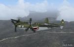 FSX P-38 Lightning Cobra In The Clouds 