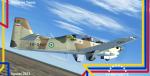 Fs2004 Embraer T-27 (EMB-312) Tucano "Islamic Republic of Iran Air Force" 15-2407  textures