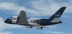 FSX/P3D Airbus A380 Lufthansa "100 Years" Textures