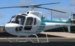 FS2004 Eurocopter AS350 Heliservices Hong Kong Textures only