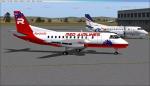 Red Australian Airlines Saab 340B Textures