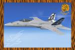 FSX Acceleration F/A-18C Hornet Swiss Airforce J-5011 Tigers Staffel 11 Textures