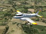 Beech Baron STPI Curug Flying School Textures