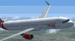 FSX Project Airbus Air Canada Rouge A321 Sharklets Textures Only