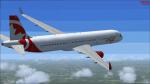 FSX Project Airbus Air Canada Rouge A321 Sharklets Textures Only