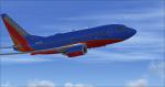 FSX PMDG Boeing 737NGX Southwest blue textures