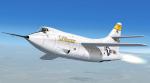 FSX/P3D Douglas D-558-2 Skyrocket Hybrid model v1.1