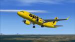 FSX Airbus A319-251NX Spirit Airlines package