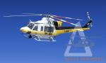 P3D Cerasim Bell 412 Los Angeles County Fire Texture Pack