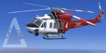 P3D Cerasim Bell 412 Los Angeles Fire Department Texture Pack