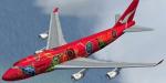Boeing 747-400 Qantas Wunala Dreaming Textures